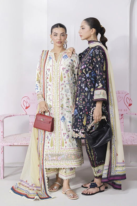 EM-09 (А) HAZEL | Qalamkar | Qprints Lawn Volume 2 2025