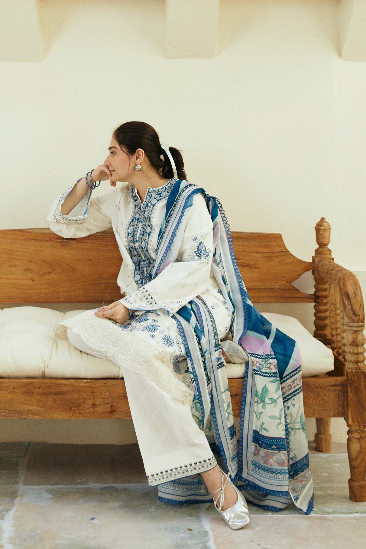 IVORY-D4 | Zara Shahjahan | Coco Lawn Eid Edit 2024