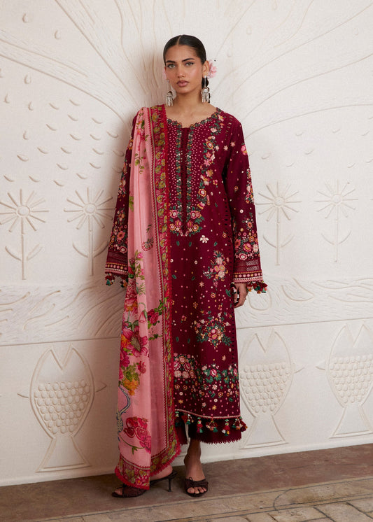 Kestane | Hussain Rehar |  Zan Spring Summer Lawn Collection 2026
