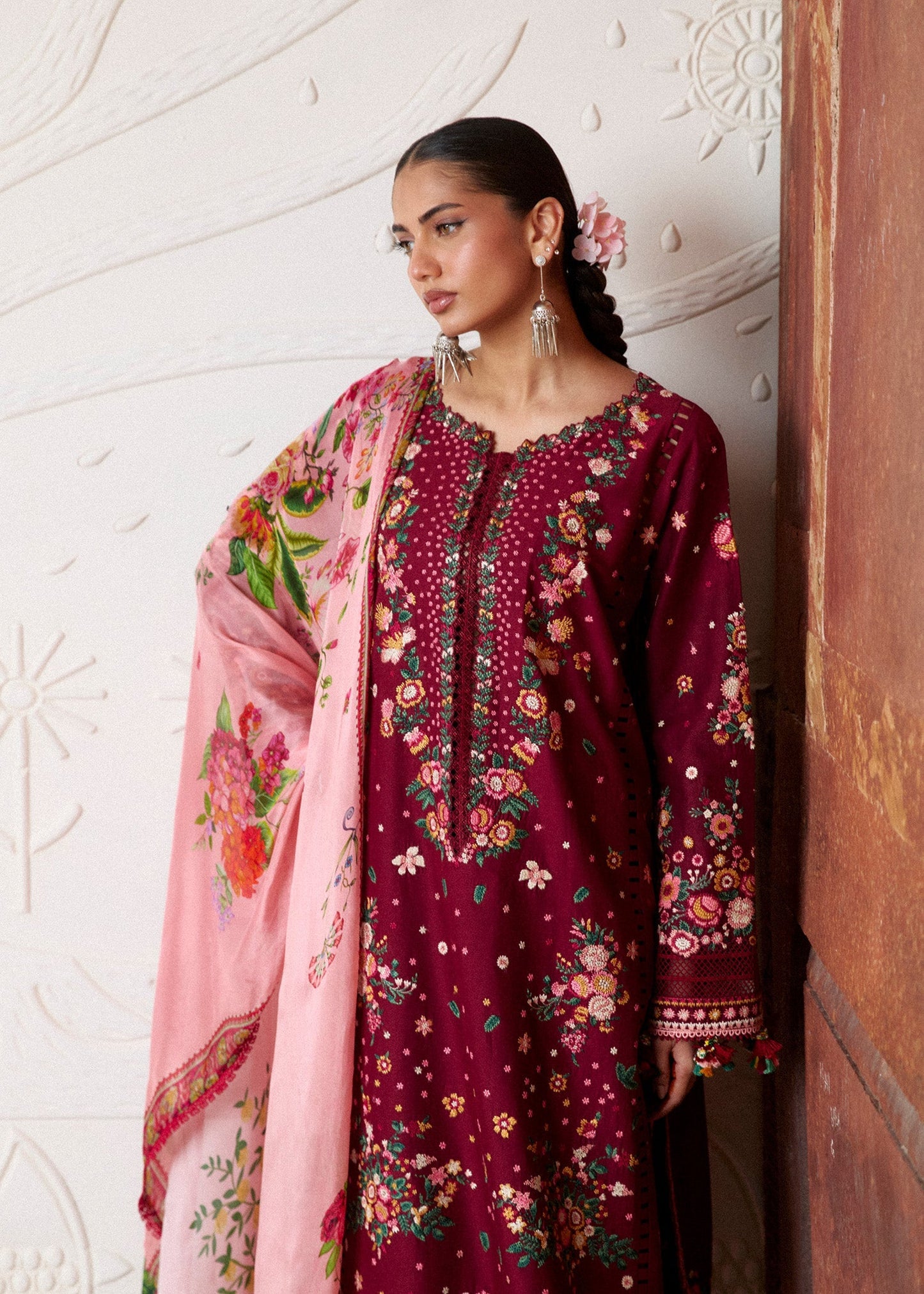 Kestane | Hussain Rehar |  Zan Spring Summer Lawn Collection 2026