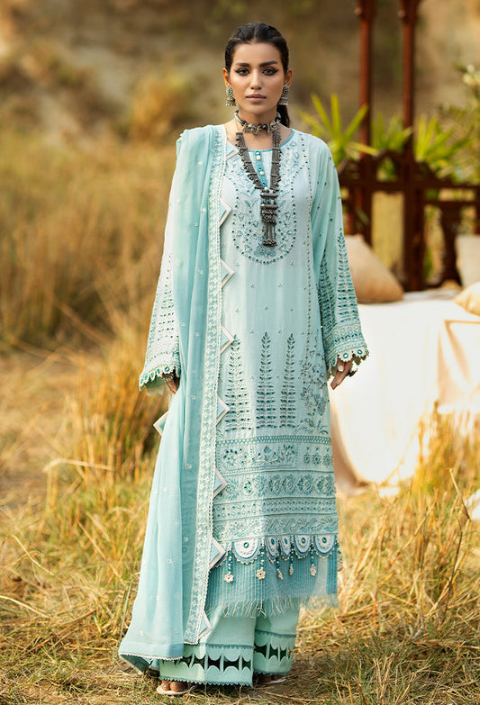 Lawnkari 6004 | Adan's Libas | lawnkari Embroidered Lawn Collection '23