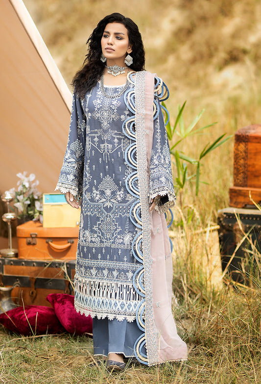 Lawnkari 6005 | Adan's Libas | lawnkari Embroidered Lawn Collection '23