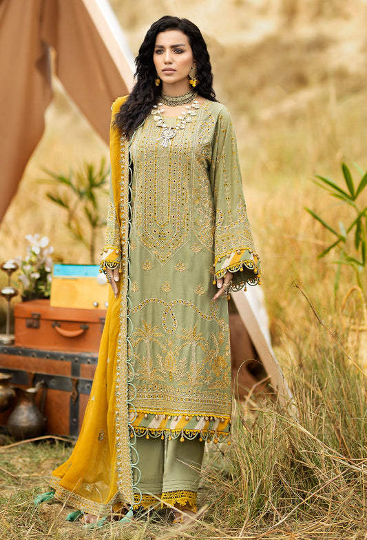 Lawnkari 6007 | Adan's Libas | lawnkari Embroidered Lawn Collection '23