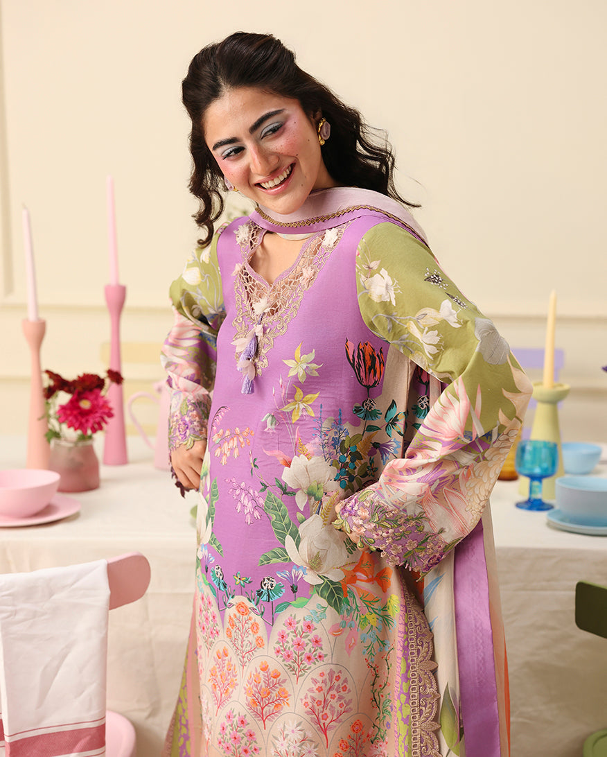 Lilac Whim | Mushq | Soleil Prints Lawn collection 2026