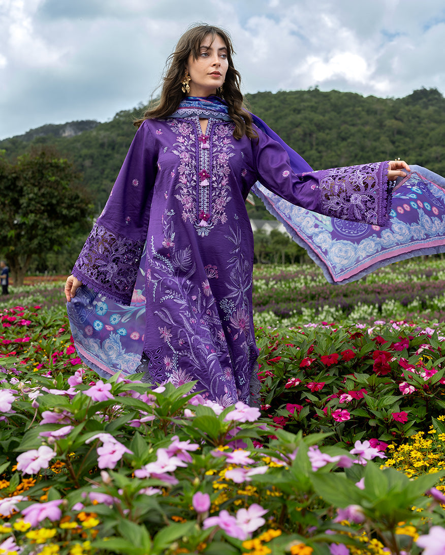 Lily Veil | Mushq | Hemline The Secret Garden Lawn Unstitched Collection 2026