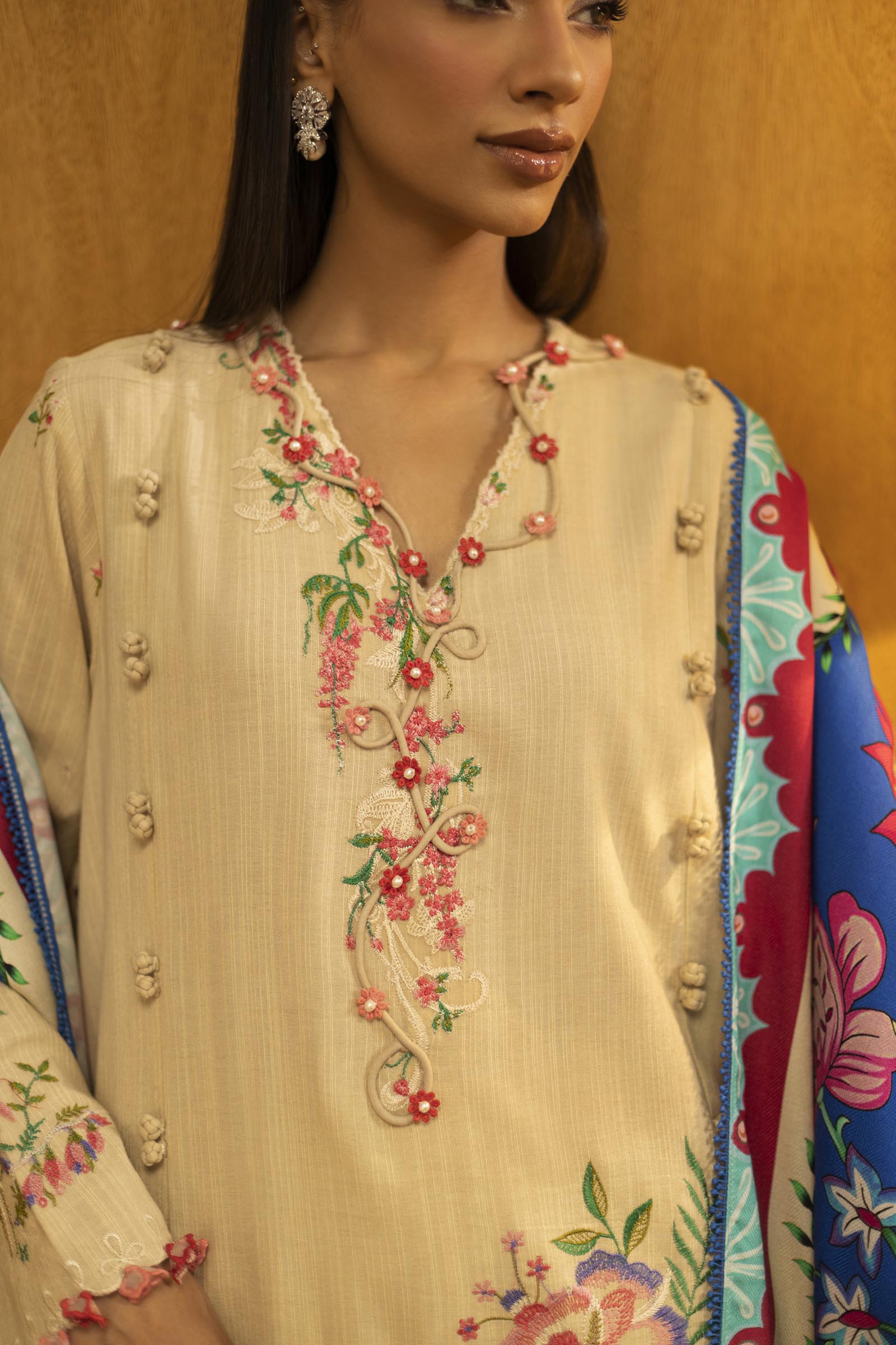 M253-01A-3CP | Sana Safinaz Muzlin Winter Collection 2025