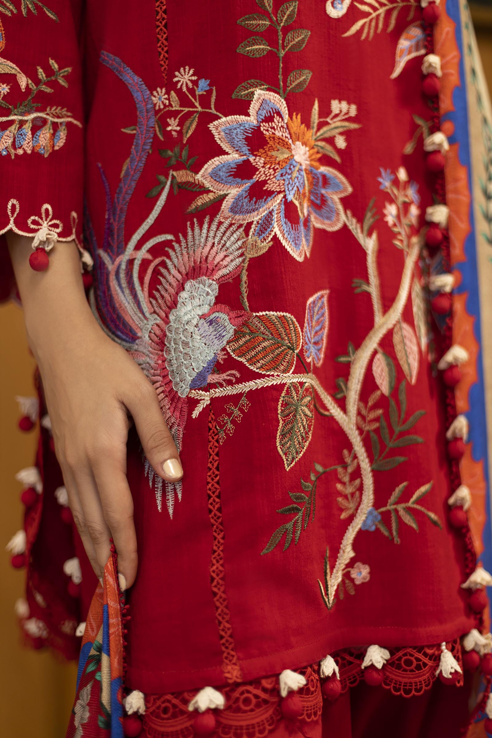 M253-01B-3CP | Sana Safinaz Muzlin Winter Collection 2025