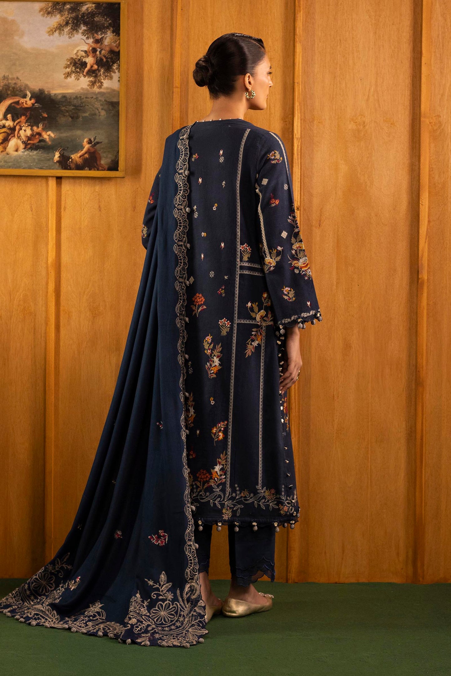 M253-02B-3CP | Sana Safinaz Muzlin Winter Collection 2025