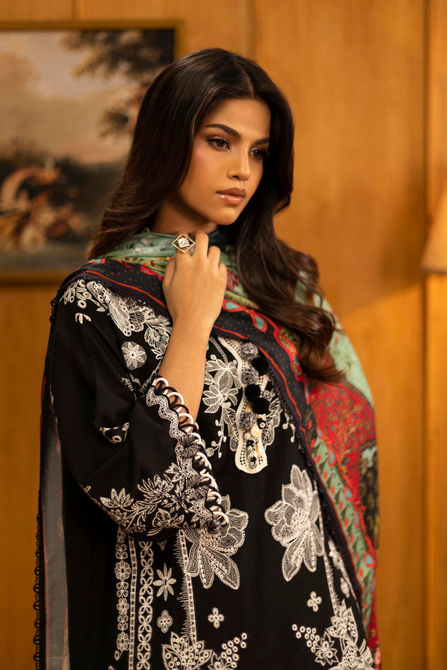 M253-05A-3AP | Sana Safinaz Muzlin Winter Collection 2025