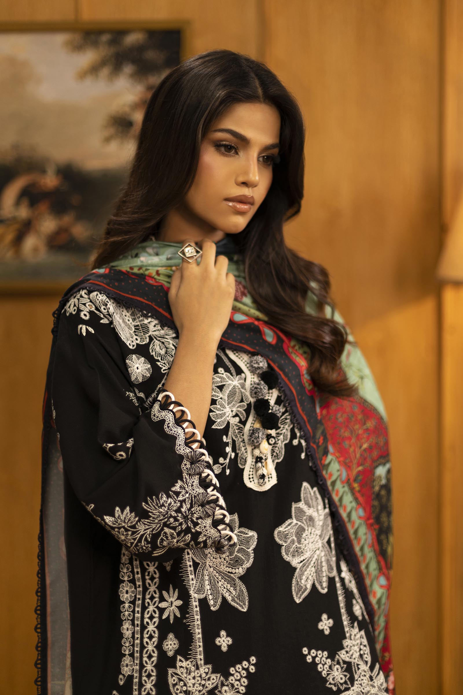 M253-05A-3AP | Sana Safinaz Muzlin Winter Collection 2025