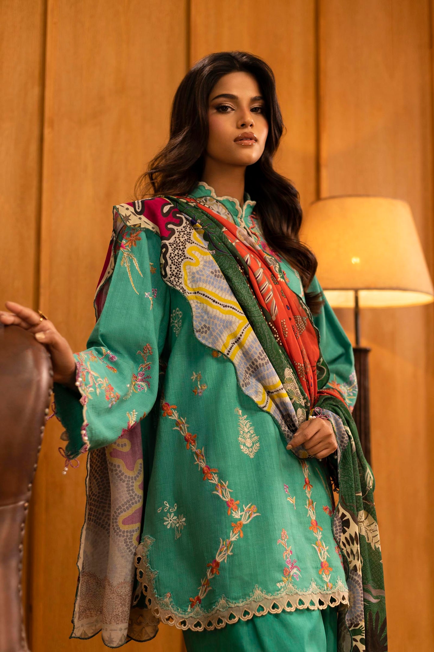 M253-08A-3CY | Sana Safinaz Muzlin Winter Collection 2025