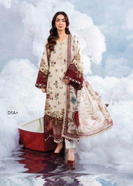 MB-CUSV14-01A | Maria B M.Basic | Dreamscape Lawn Eid Collection 2026