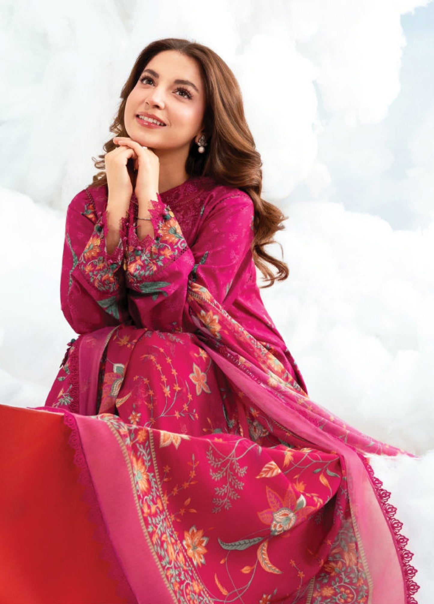 MB-CUSV14-03B | Maria B M.Basic | Dreamscape Lawn Eid Collection 2026