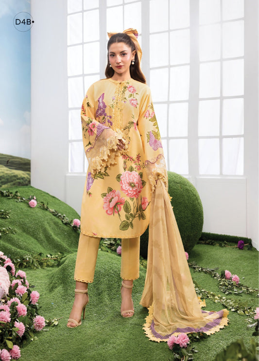 MB-CUSV14-04B | Maria B M.Basic | Dreamscape Lawn Eid Collection 2026