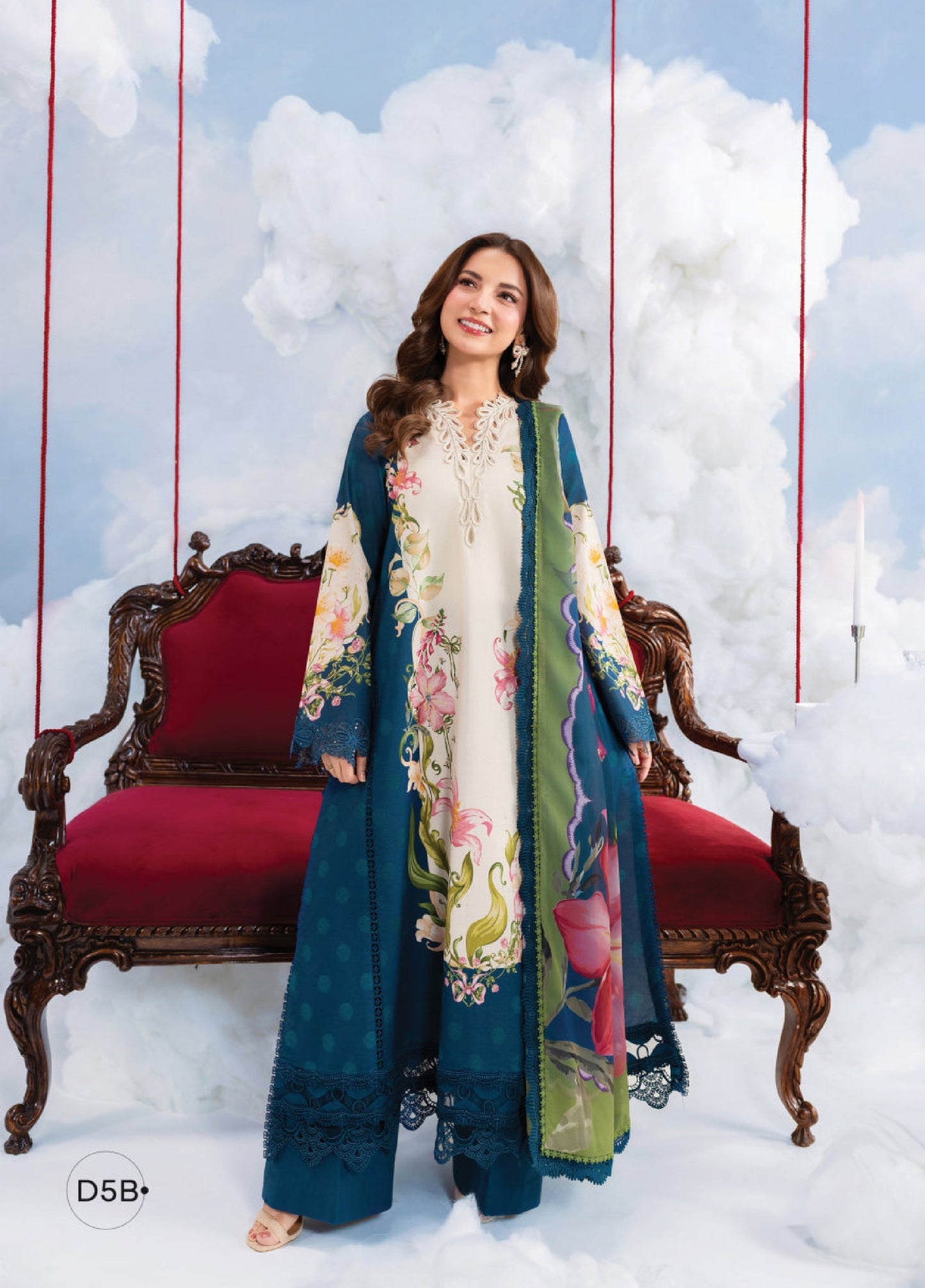 MB-CUSV14-05B | Maria B M.Basic | Dreamscape Lawn Eid Collection 2026