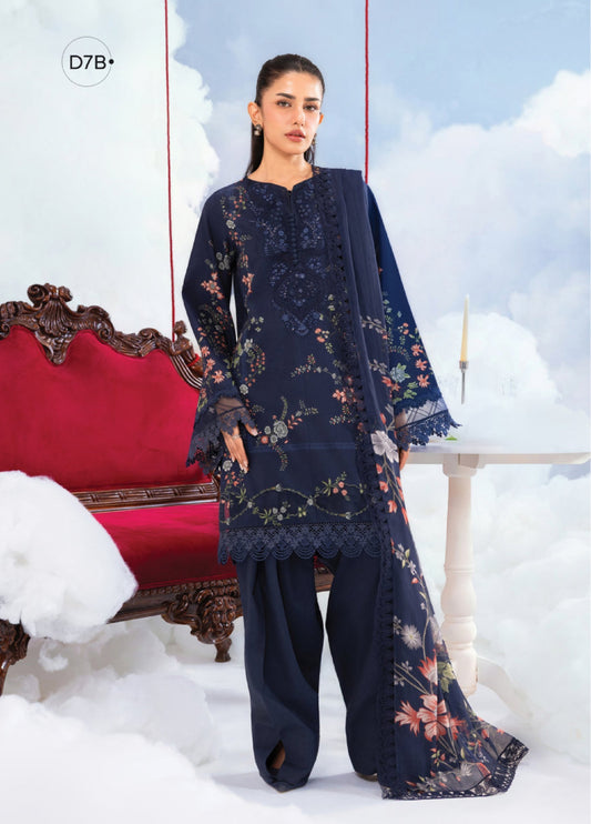 MB-CUSV14-07B | Maria B M.Basic | Dreamscape Lawn Eid Collection 2026
