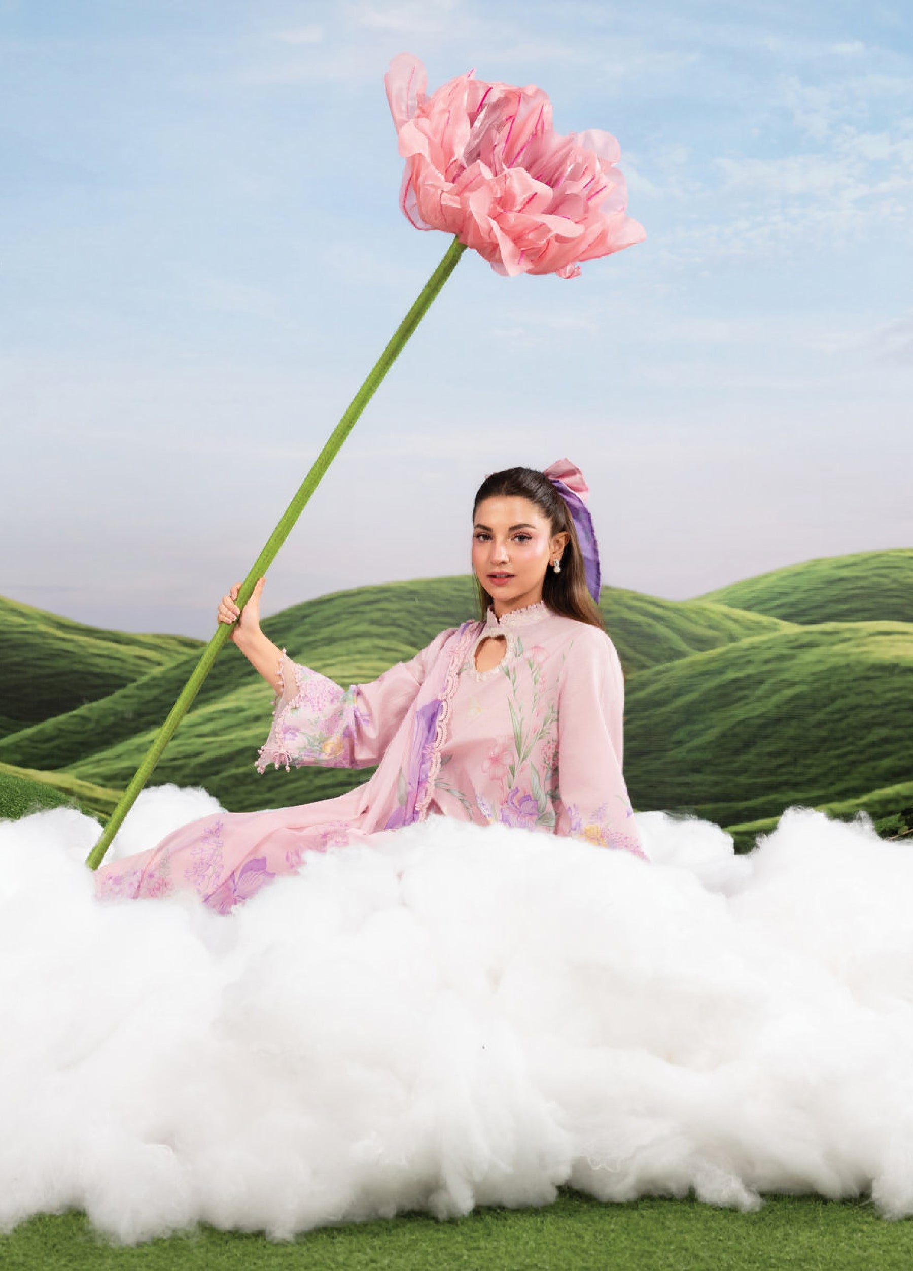 MB-CUSV14-010B | Maria B M.Basic | Dreamscape Lawn Eid Collection 2026