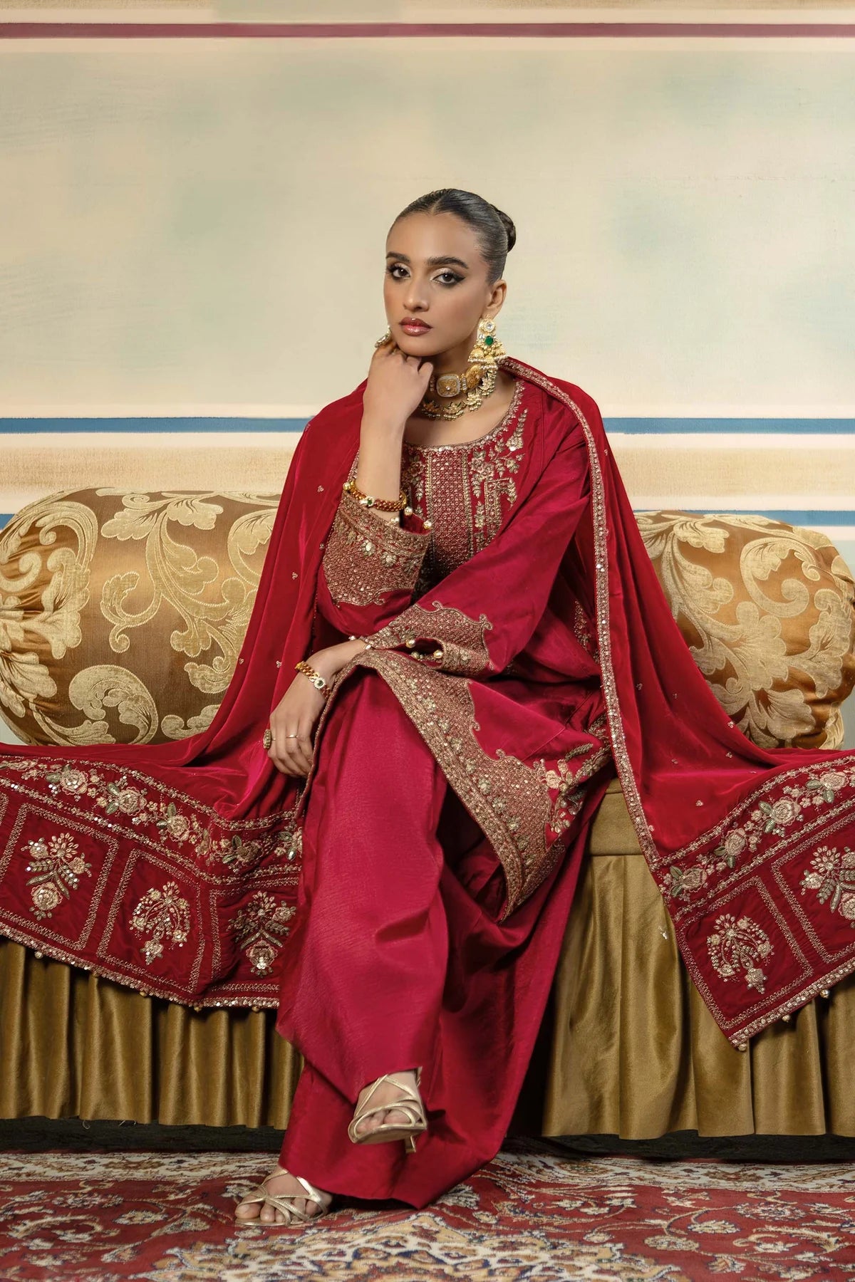 MB-USW24-602 | Mbasic | Festive Unstitched 2024