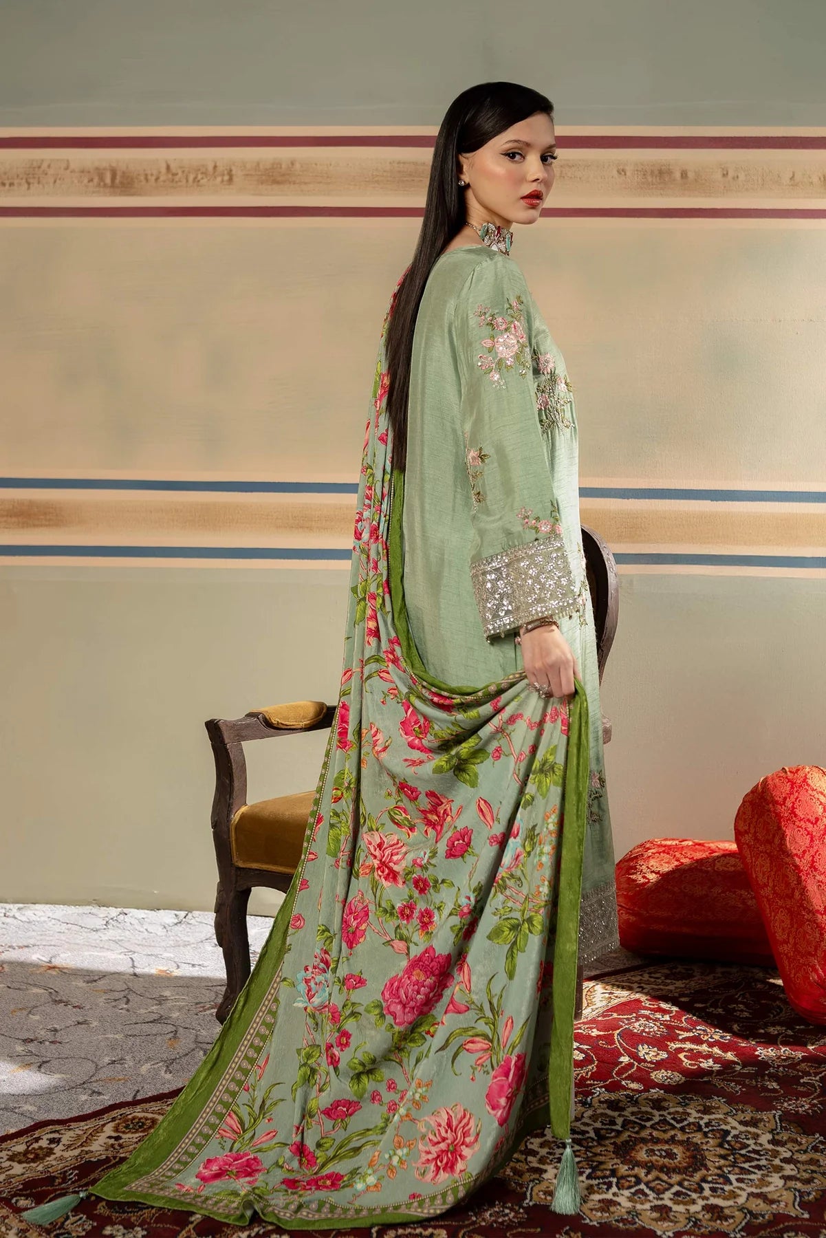 MB-USW24-603 | Mbasic | Festive Unstitched 2024