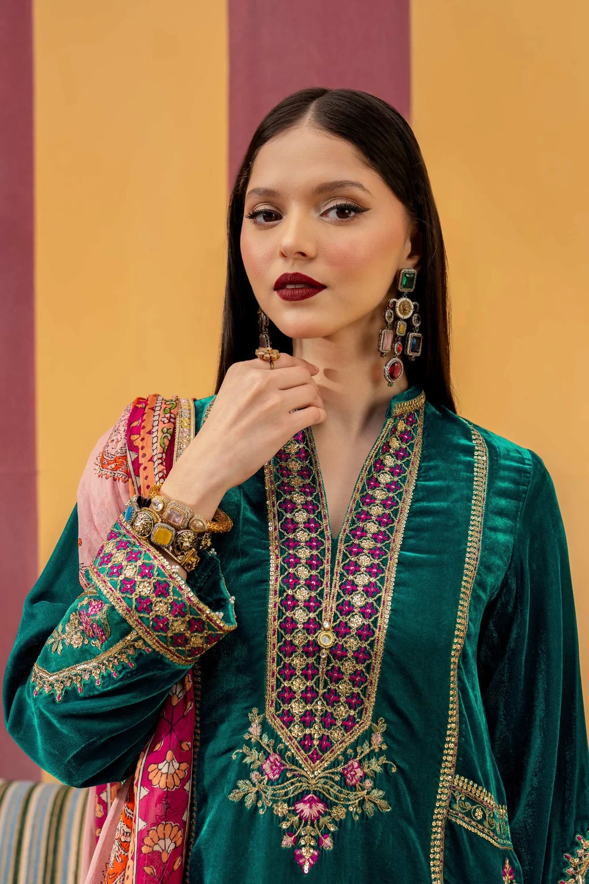 MB-USW24-604 | Mbasic | Festive Unstitched 2024