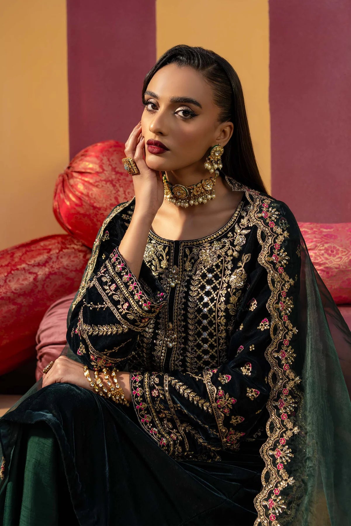 MB-USW24-606 | Mbasic | Festive Unstitched 2024