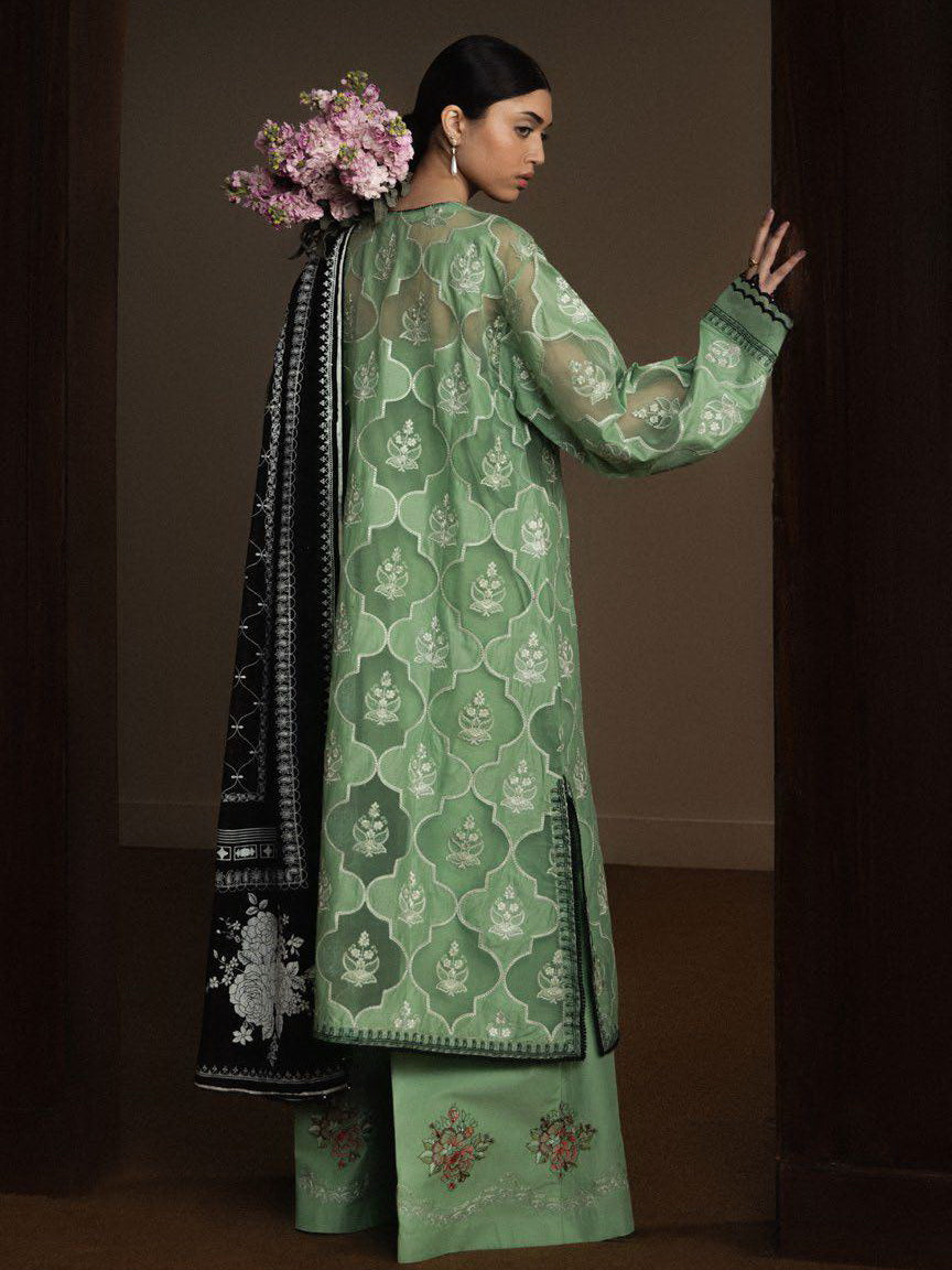 Midoriya-D6 |  Zara Shahjahan  | Satori Luxury Lawn Collection Unstitched 2026