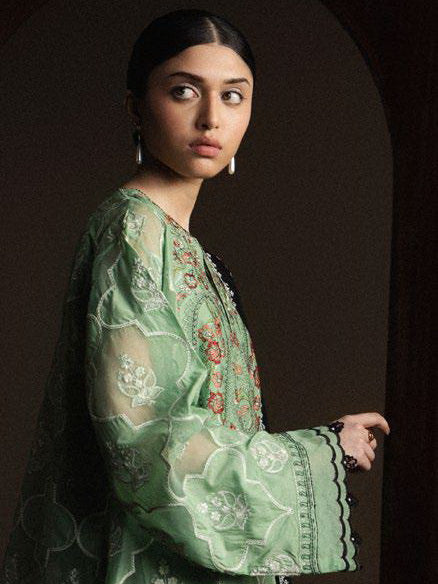 Midoriya-D6 |  Zara Shahjahan  | Satori Luxury Lawn Collection Unstitched 2026