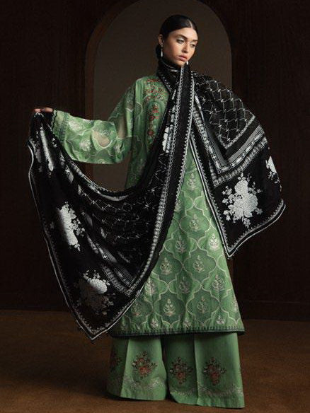 Midoriya-D6 |  Zara Shahjahan  | Satori Luxury Lawn Collection Unstitched 2026
