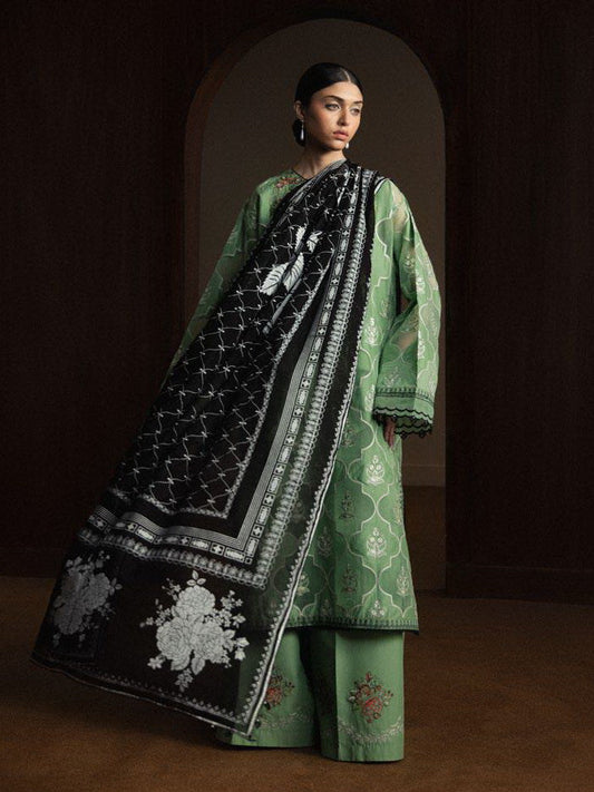 Midoriya-D6 |  Zara Shahjahan  | Satori Luxury Lawn Collection Unstitched 2026