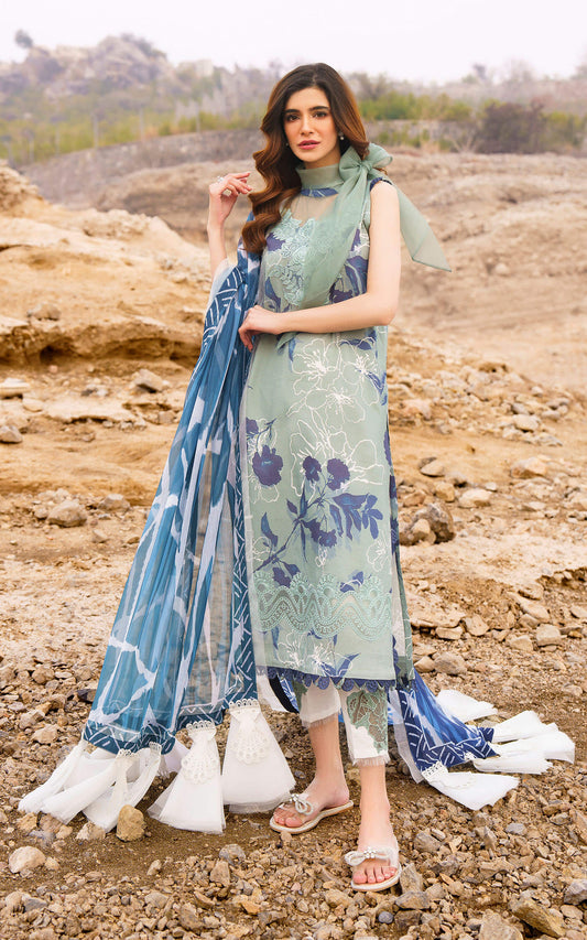 MIYA-U141M009 | Asifa & Nabeel | Meraki Summer Lawn Vol 1 2024