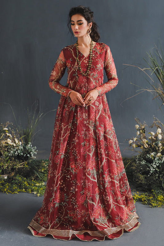 RUBY RADIANCE | Mushq | Mystique Luxury Pret Printed Organza 2023