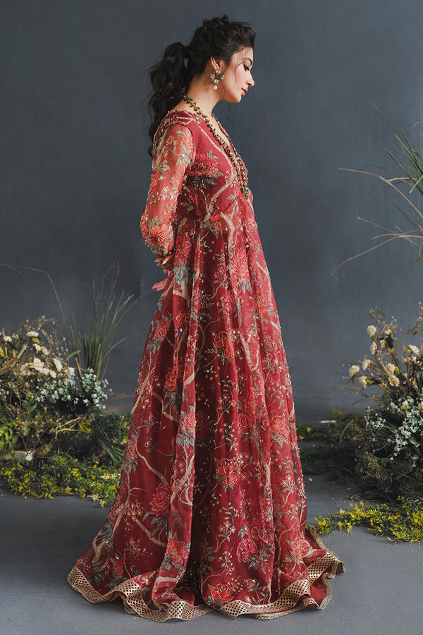 RUBY RADIANCE | Mushq | Mystique Luxury Pret Printed Organza 2023