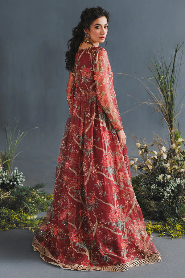 RUBY RADIANCE | Mushq | Mystique Luxury Pret Printed Organza 2023