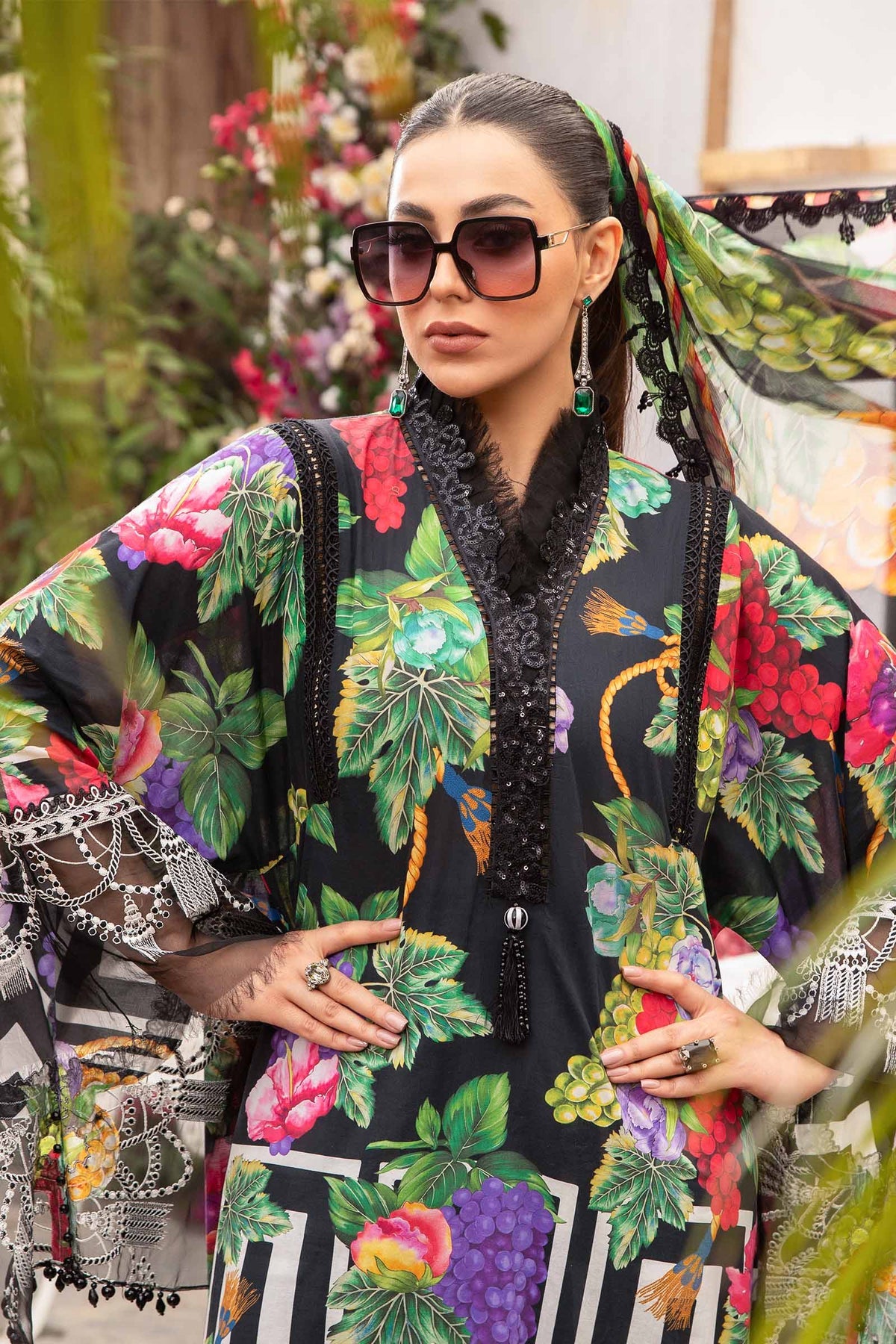 MPT-2108-B | Maria B | Mprints Spring Summer Lawn 2024