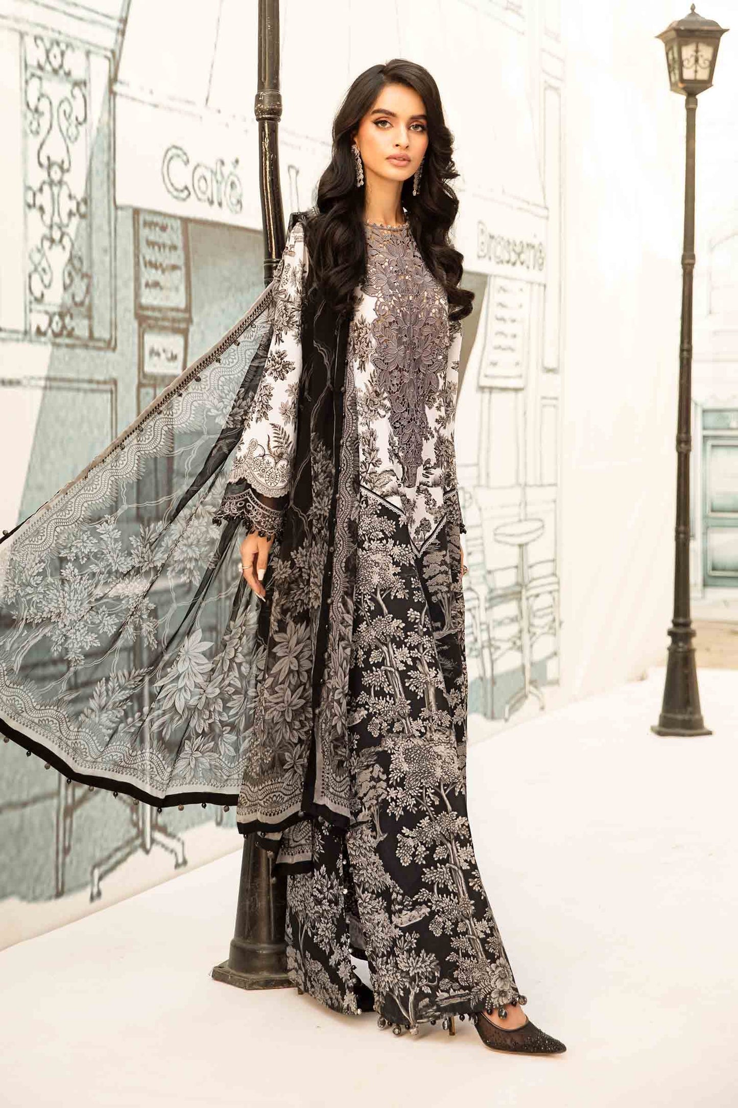MPT-2608-B | Maria B | Mprints Summer Lawn 2025