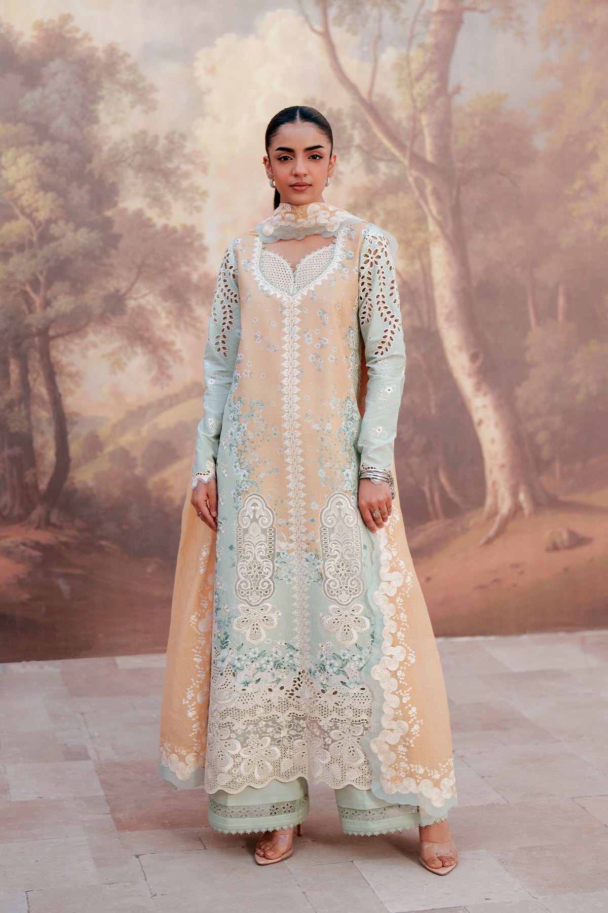 VELYRA | Afrozeh  | Sunspell Festive Lawn Collection 2026