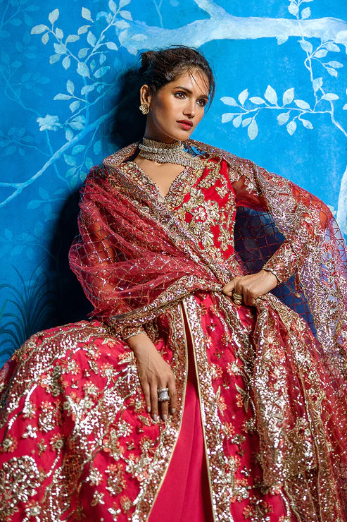 Red Carpet | Mushq | Stardust Unstitched Wedding Collection 2024