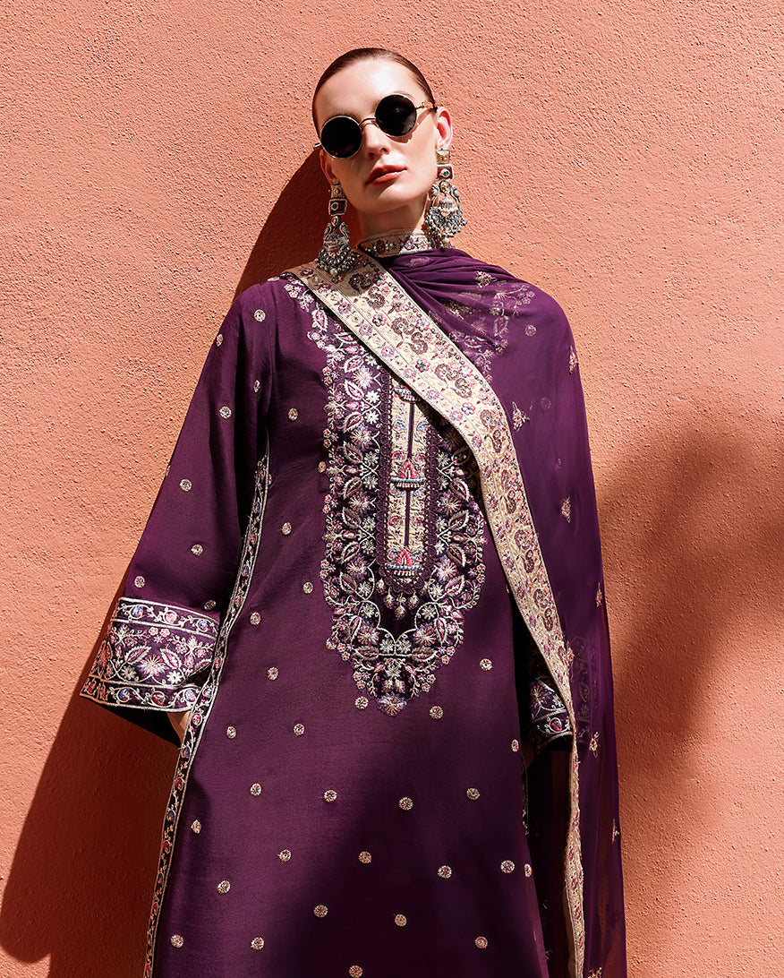 Minerva | Mushq | Nuvera Raw Silk Elevated Unstitched Collection 2026