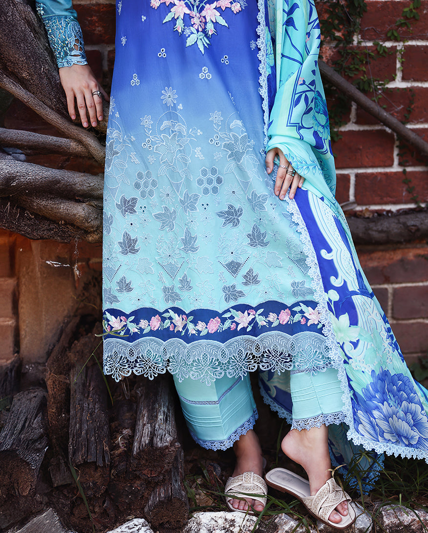 Moonlit Ease | Mushq | Solace Ombre Chikankari Collection 2026