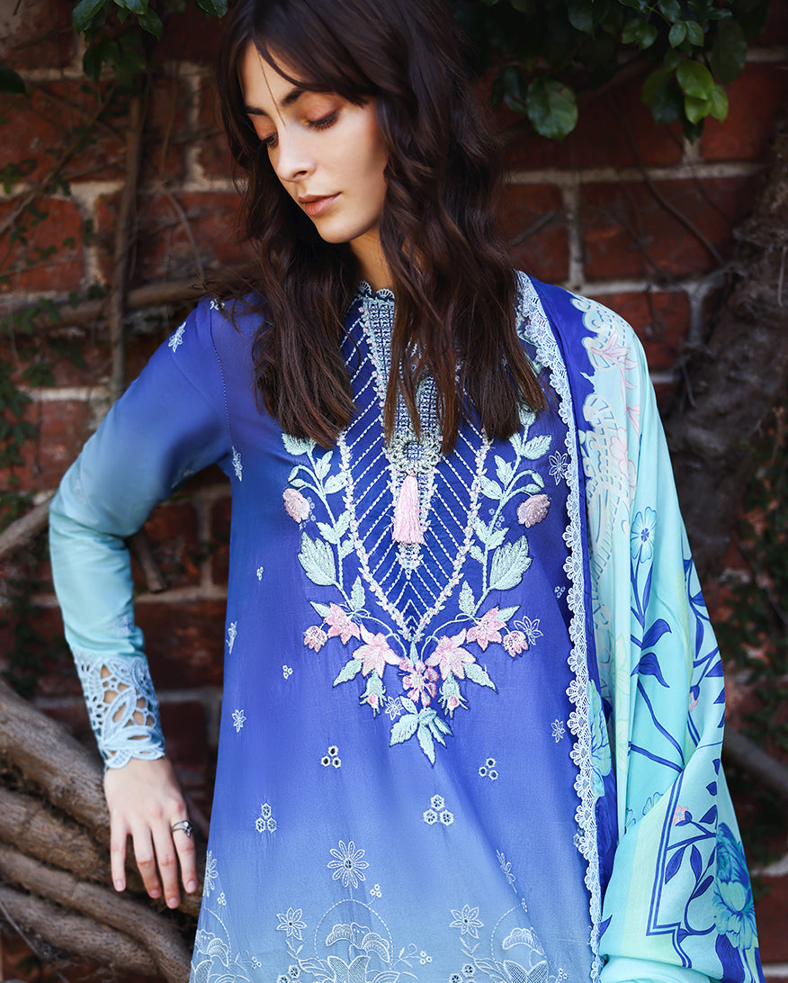 Moonlit Ease | Mushq | Solace Ombre Chikankari Collection 2026
