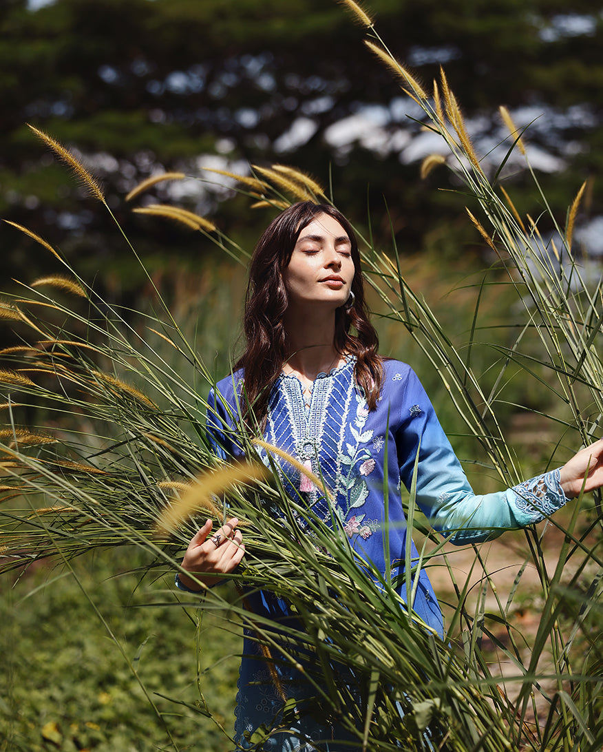 Moonlit Ease | Mushq | Solace Ombre Chikankari Collection 2026