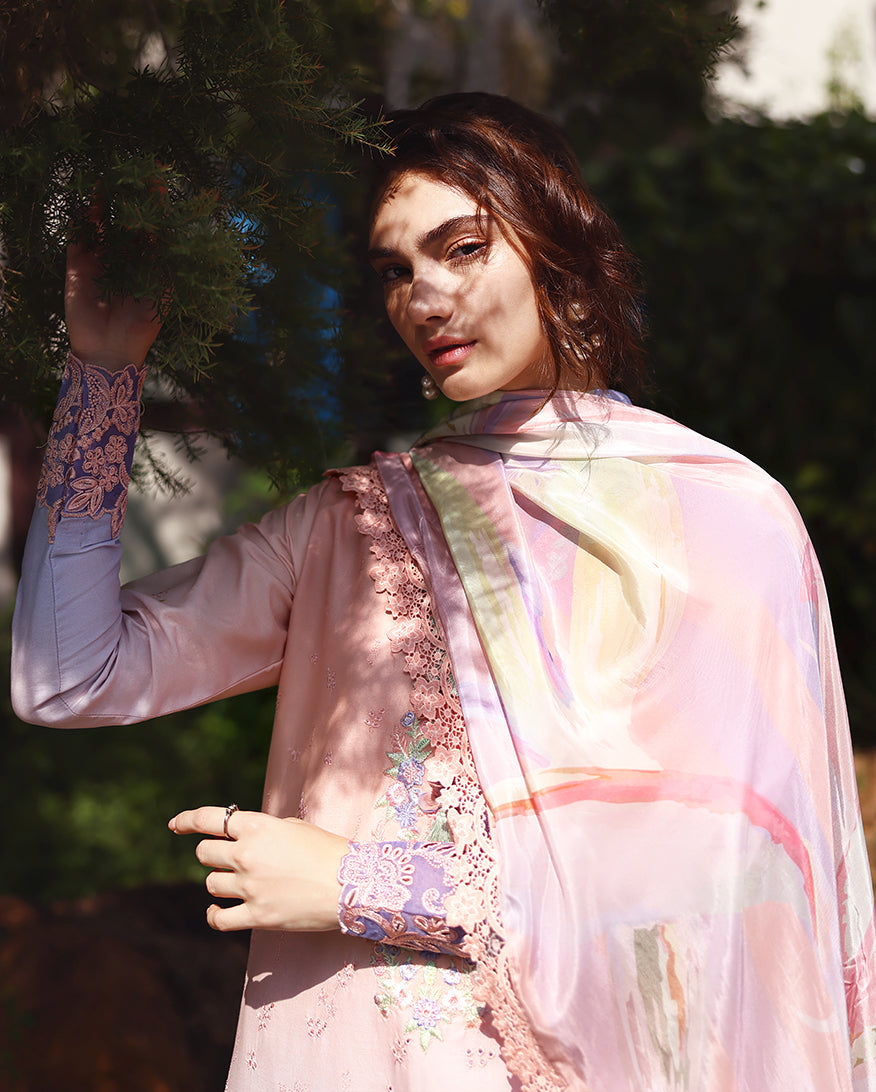 Morning Veil | Mushq | Solace Ombre Chikankari Collection 2026