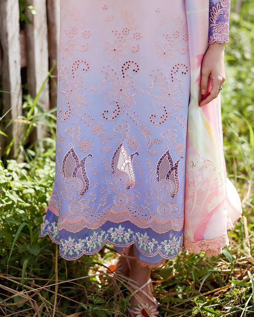 Morning Veil | Mushq | Solace Ombre Chikankari Collection 2026