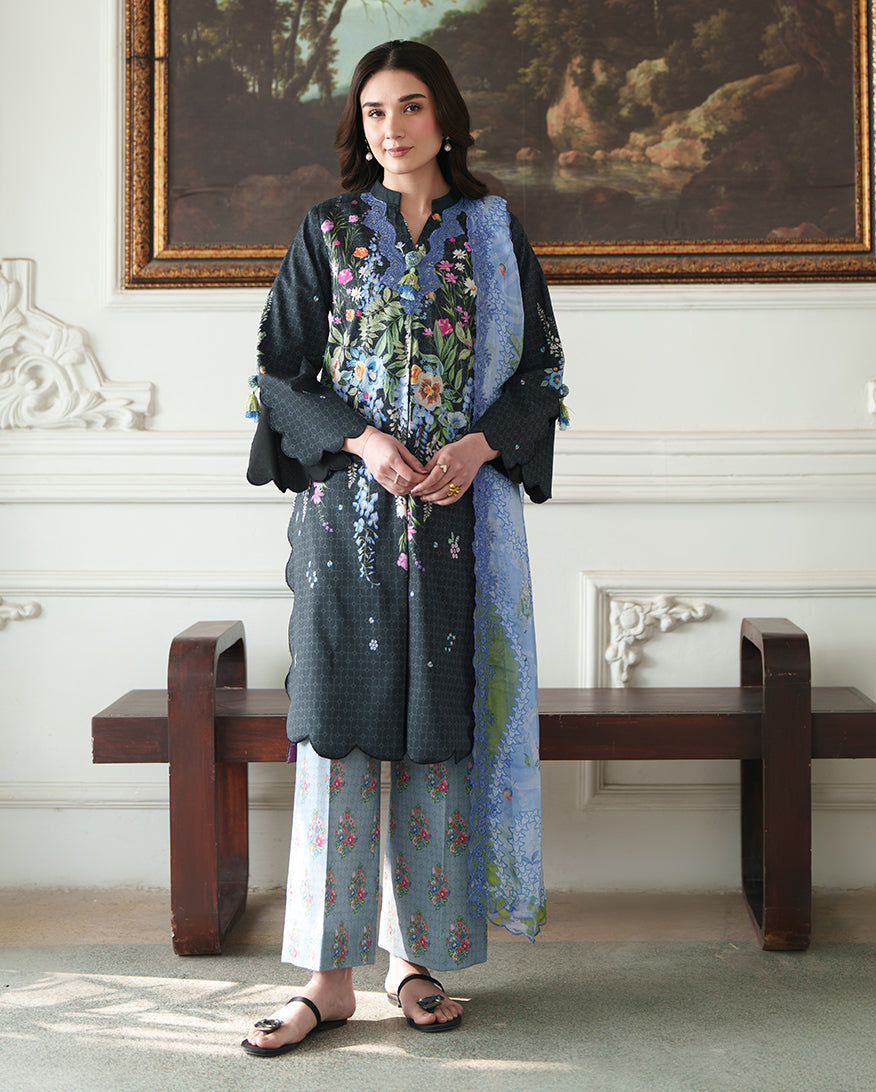 Muted Rose | Roheenaz | Whispered Florals Lawn Unstitched Collection 2026 