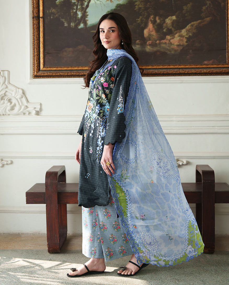 Muted Rose | Roheenaz | Whispered Florals Lawn Unstitched Collection 2026 