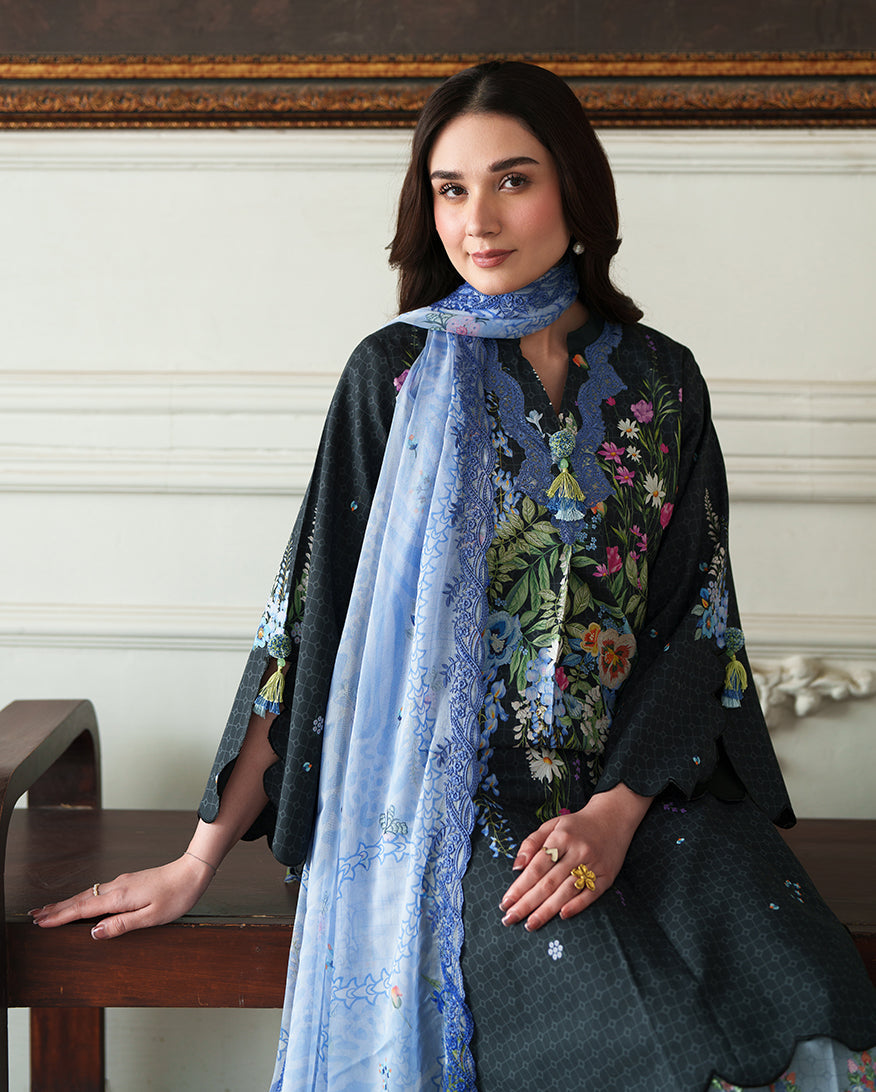Muted Rose | Roheenaz | Whispered Florals Lawn Unstitched Collection 2026 