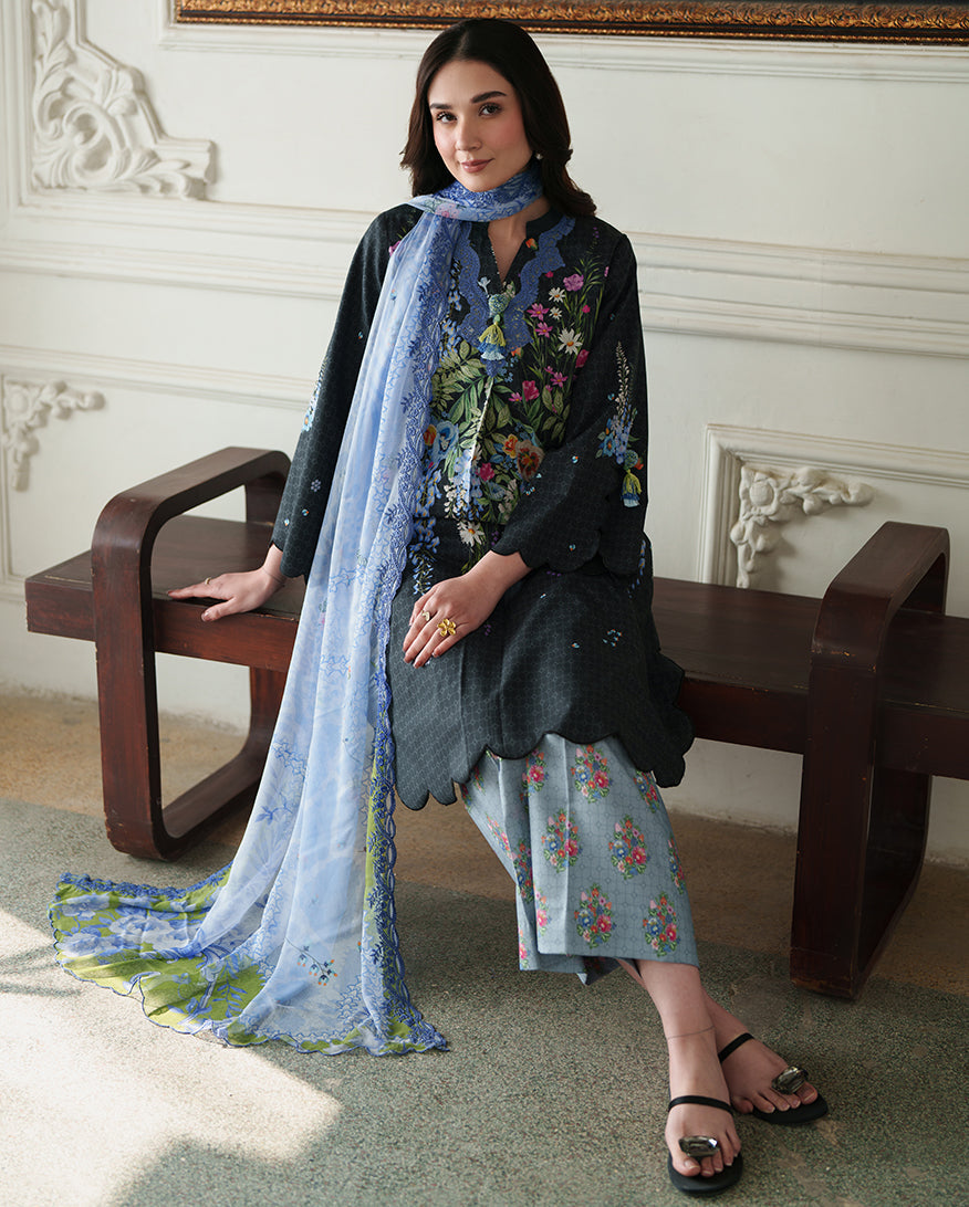 Muted Rose | Roheenaz | Whispered Florals Lawn Unstitched Collection 2026 