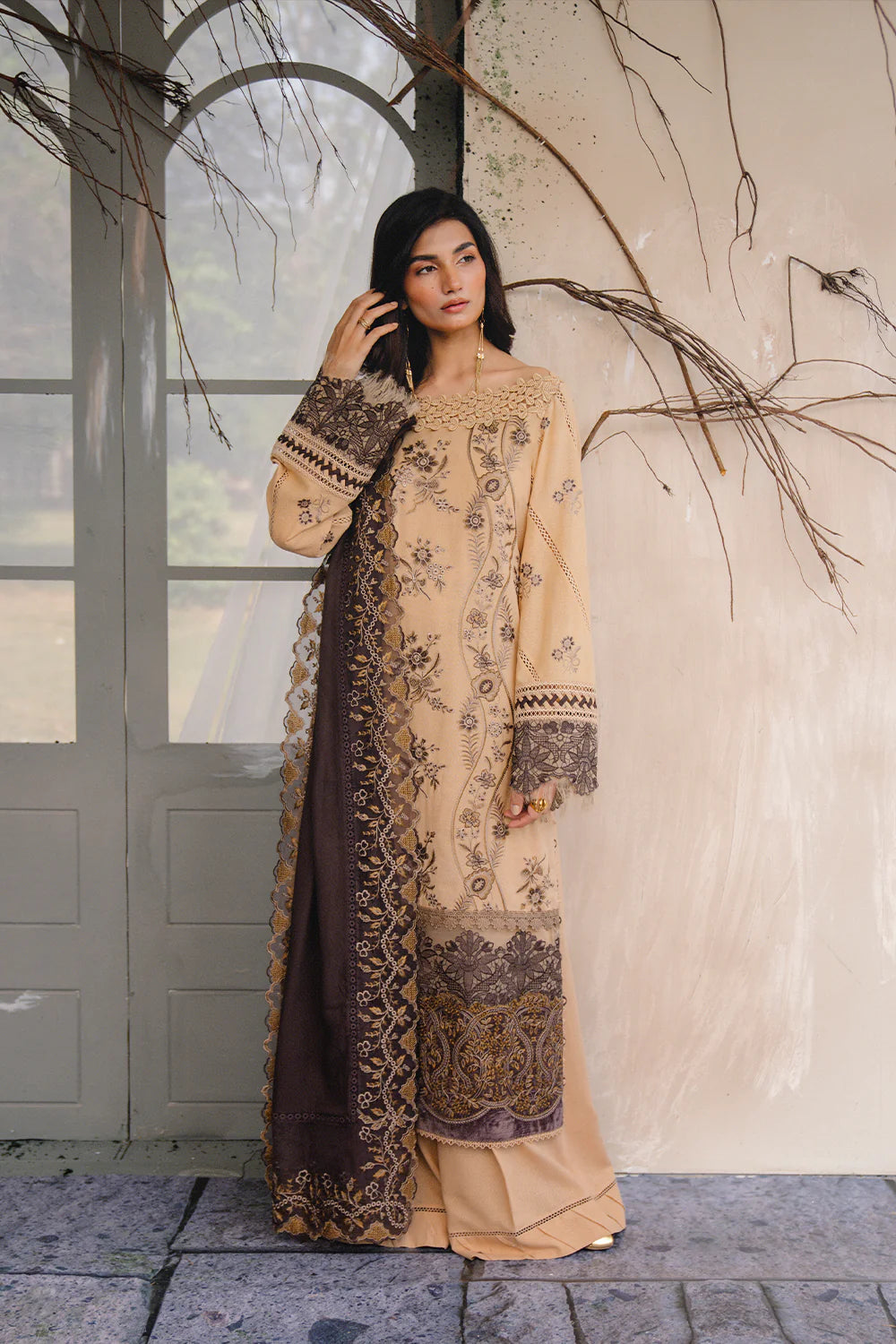 NERIA-SRW24-07 | Saira Rizwan | Winter Collection 2024