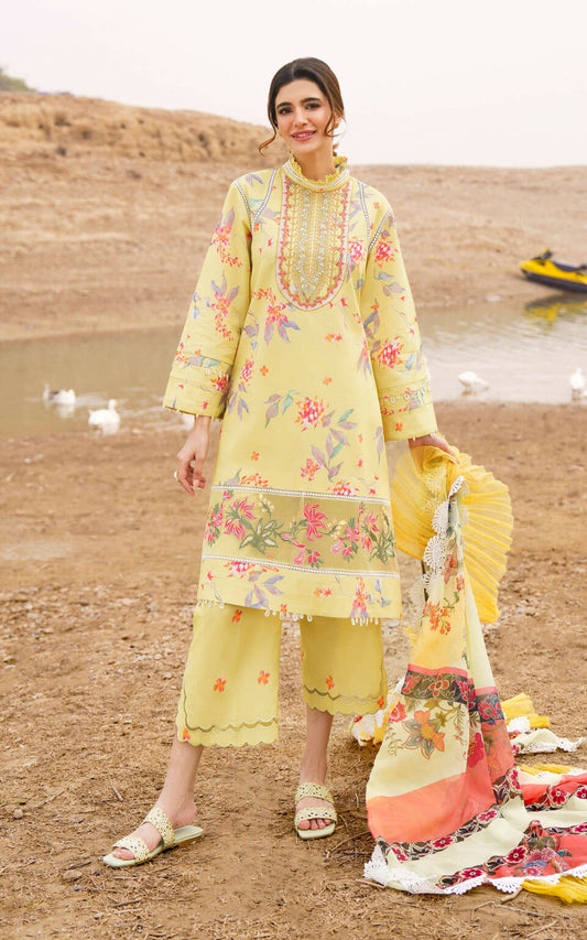 ORCHID-U141M007 | Asifa & Nabeel | Meraki Summer Lawn Vol 1 2024