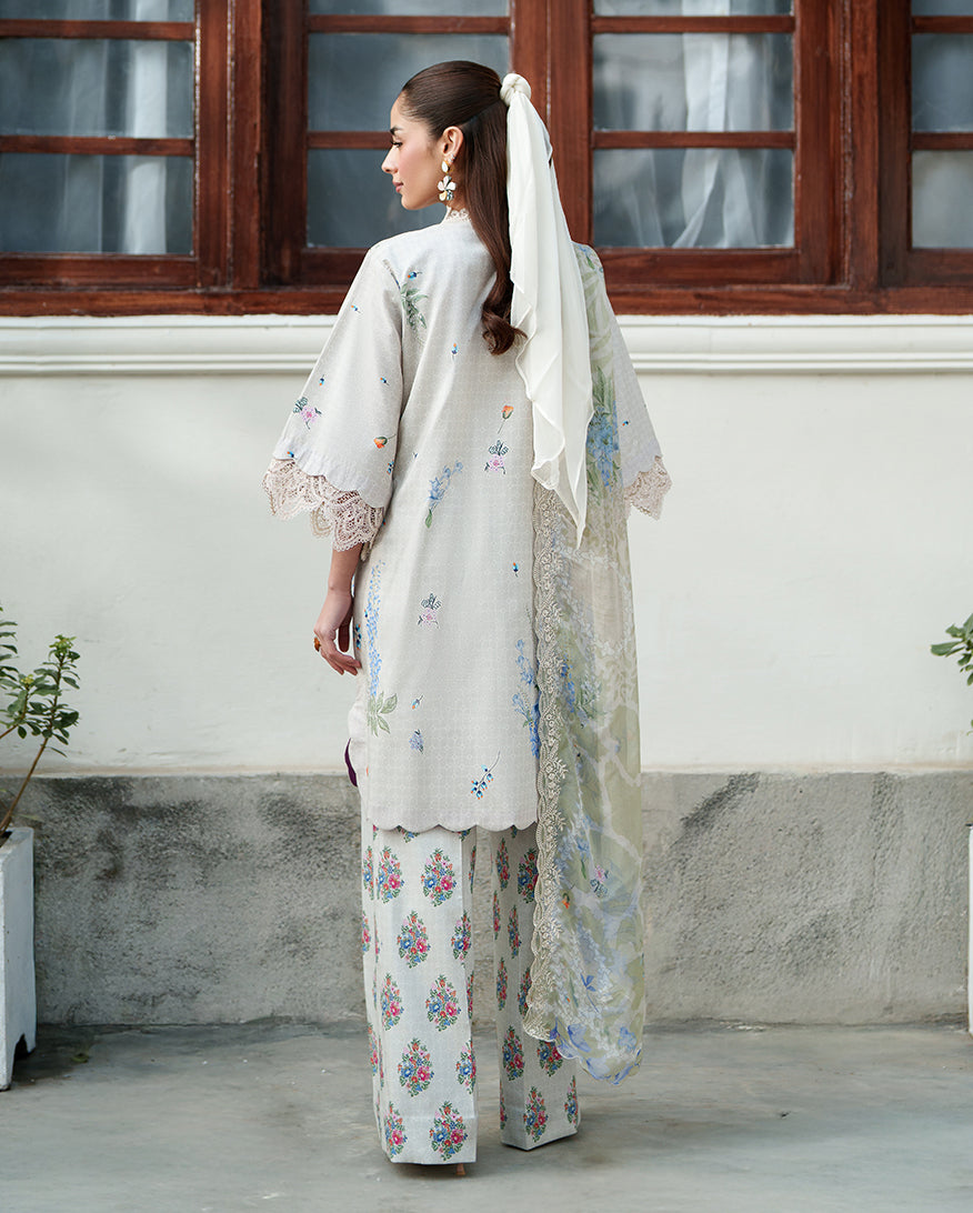 Pale Peony | Roheenaz | Whispered Florals Lawn Unstitched Collection 2026 